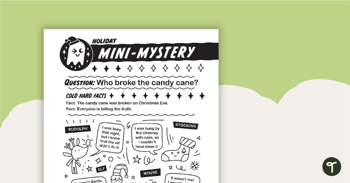 Library Thanksgiving Break Activities Reading Comprehension Mystery Game