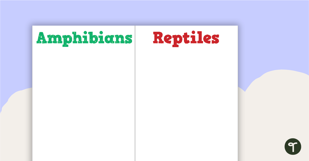 Animal Sort (Tetrapods) teaching resource