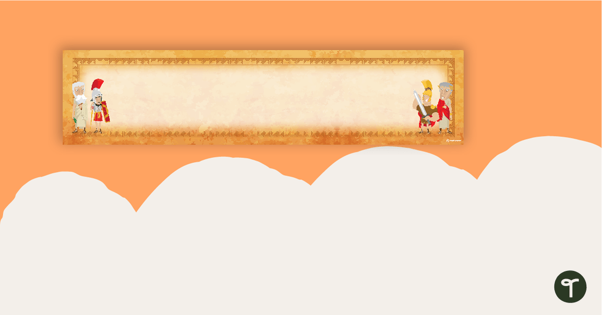 Ancient Rome - Display Banner teaching resource