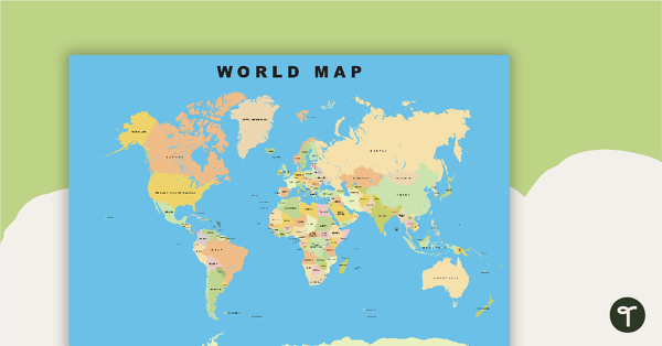 World Map teaching resource
