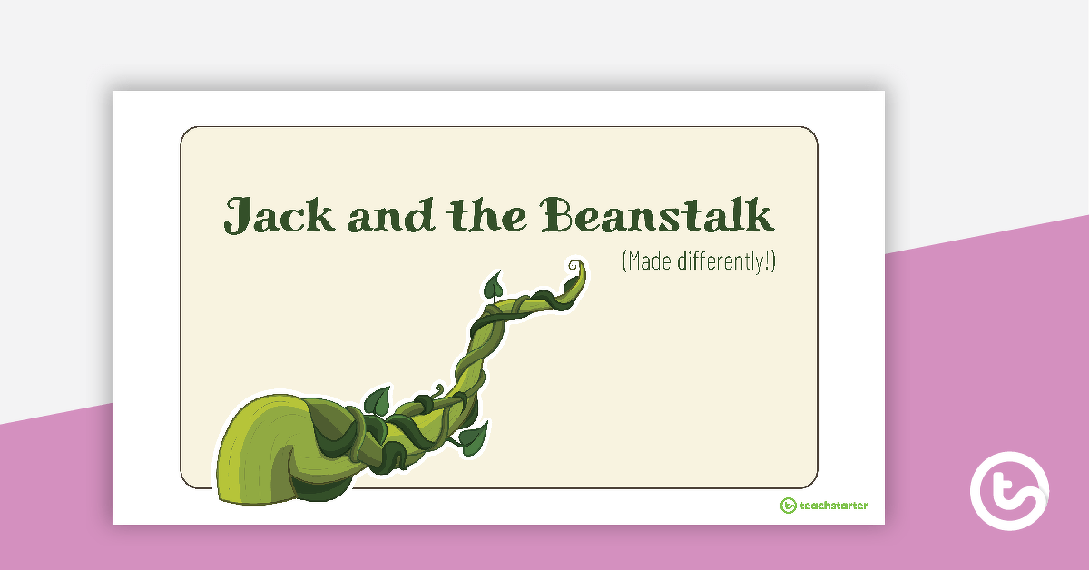 Preview image for Jack and the Beanstalk (Made Differently!) PowerPoint - teaching resource