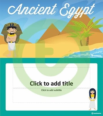 Go to Ancient Egypt - PowerPoint Template teaching resource