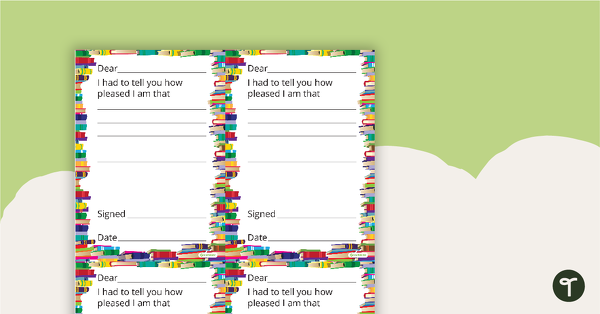 Preview image for Positive Parent Notes - Books - teaching resource