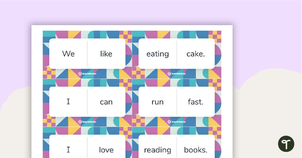 Go to Simple Sentence Dominoes - Set 3 teaching resource