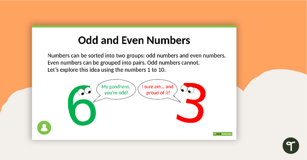 Odd and Even Numbers PowerPoint teaching resource