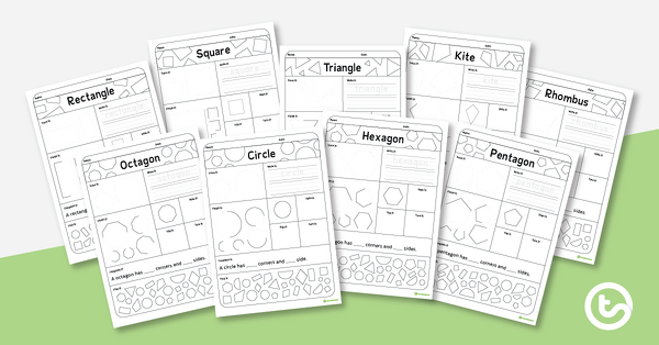 Go to 2D Shape Activity Sheets teaching resource