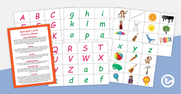 Go to Alphabet, Picture Cards and Activity Ideas teaching resource