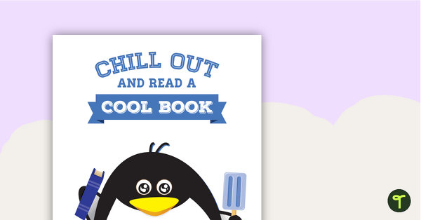Penguin-Themed Book Review Template and Poster teaching resource