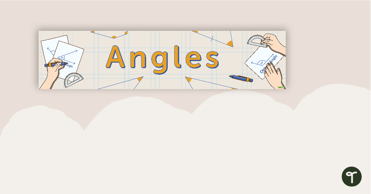 Angles Display Banner teaching resource