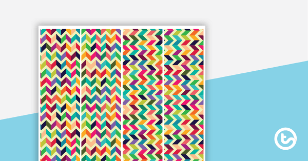 Go to Bright Chevron - Border Trimmers teaching resource