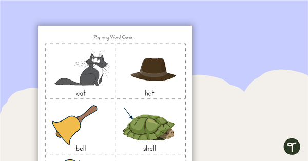 Go to Rhyming Word Cards teaching resource