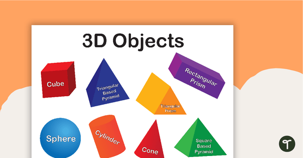 Go to 3D Objects Poster teaching resource