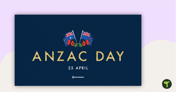 Go to Anzac Day Assembly PowerPoint teaching resource