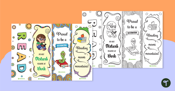 Image of Reading-Inspired Bookmarks