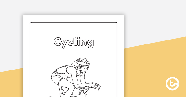 Go to Sport Colouring Pages teaching resource