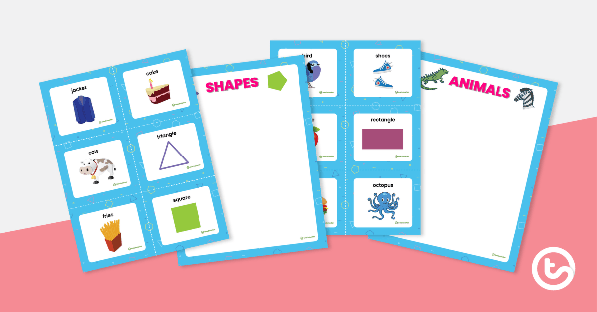 Sorting by Category - Vocabulary Activity teaching resource