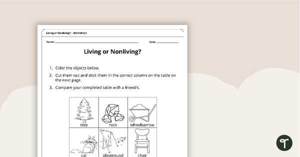 Image of Living or Nonliving Sort