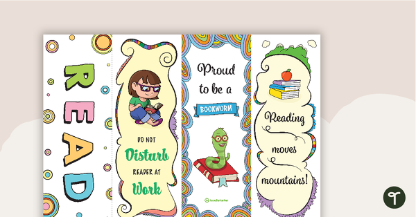 Reading-Inspired Bookmarks teaching resource
