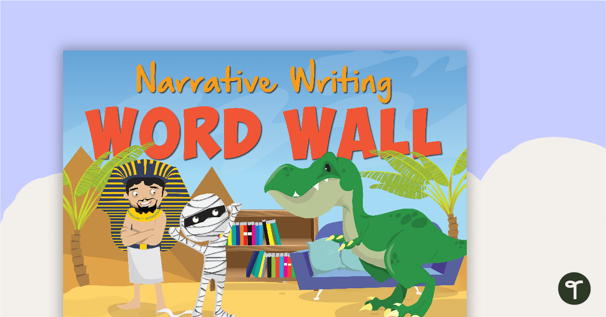 Narrative Writing Word Wall teaching resource