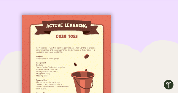 Coin Toss Active Game teaching resource