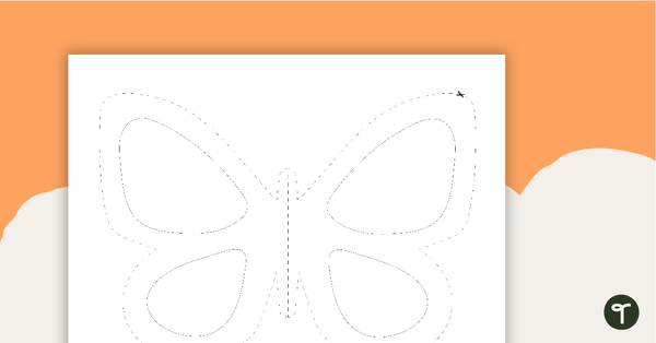 Go to Butterfly Wings Template teaching resource