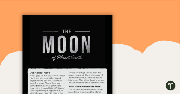 Go to The Moon of Planet Earth – Worksheet teaching resource