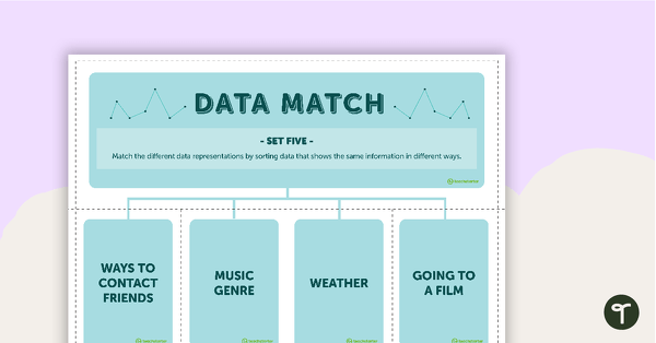 Go to Data Match-Up Cards (Set 5) teaching resource