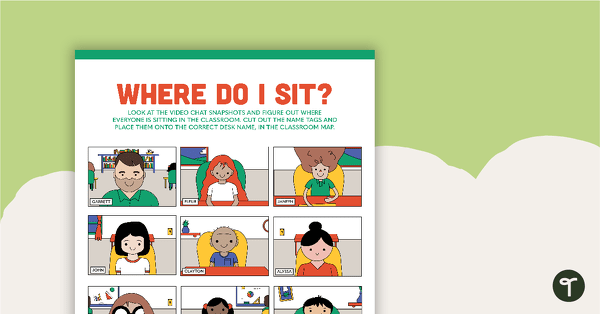 Go to Where Do I Sit? – Worksheet (Upper Years) teaching resource