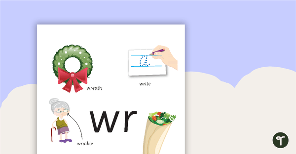 Wr Digraph Poster teaching resource