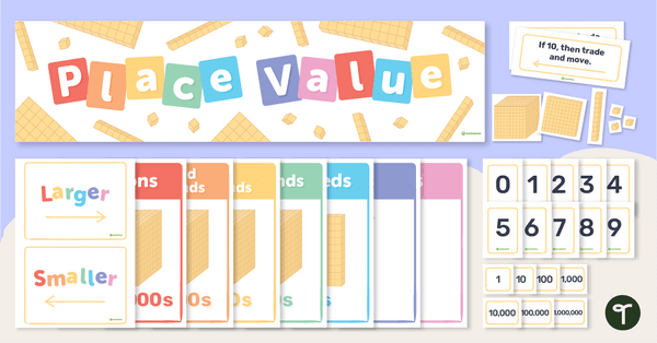Preview image for Place Value Wall Display - teaching resource