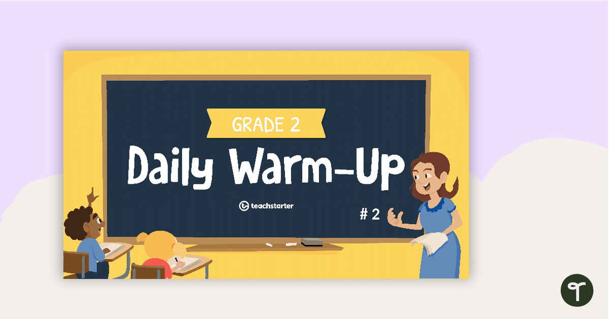 Grade 2 Daily Warm-Up – PowerPoint 2 teaching resource