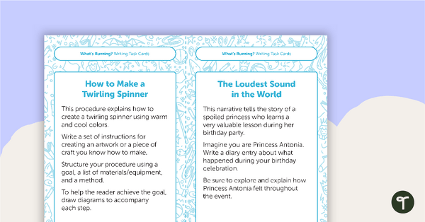 Go to Grade 5 Magazine - "What's Buzzing?" (Issue 1) Task Cards teaching resource