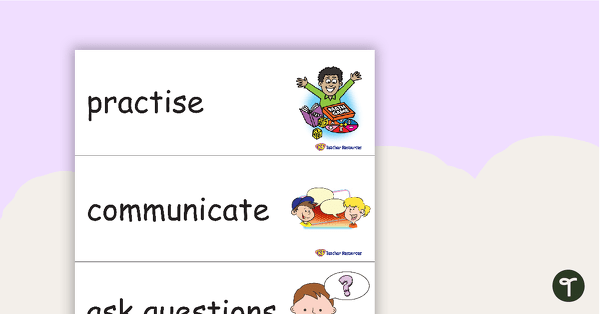 45 School Activities Vocabulary Words teaching resource