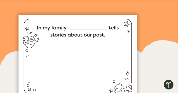 All About My Family Mini Booklet teaching resource