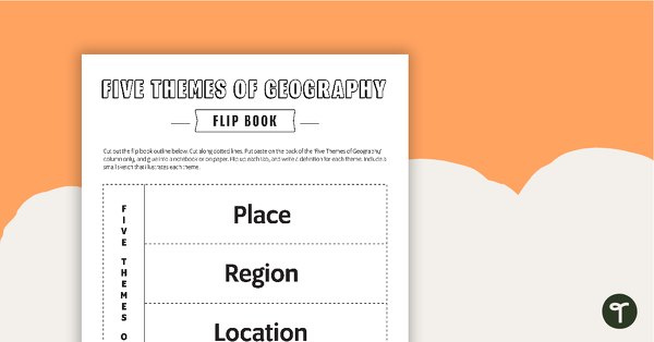 预览图像for Geography Flip Book - teaching resource