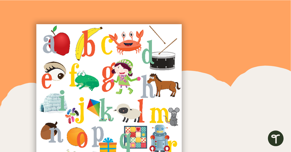 Go to Alphabet Chart - One Page teaching resource