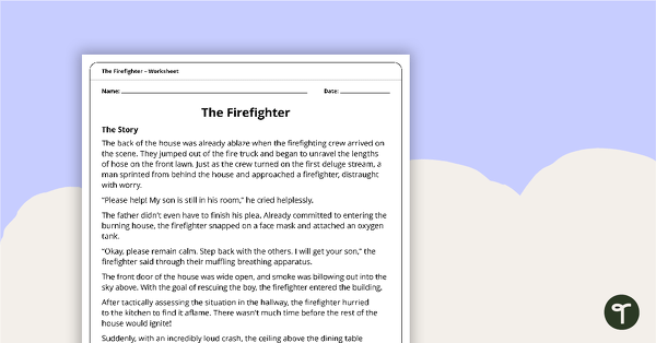 Go to The Firefighter Story – International Women's Day teaching resource