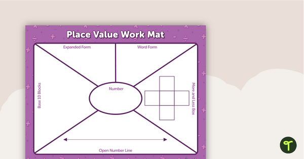 Preview image for Place Value Work Mat - teaching resource