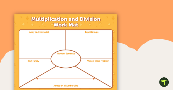 Multiplication and Division Work Mat teaching resource