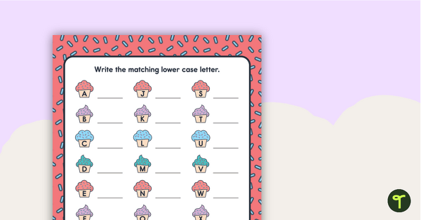 Go to Upper Case and Lower Case Matching teaching resource