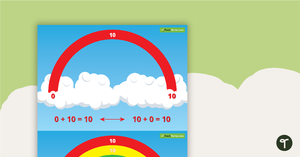 Go to Rainbow Number Fact Cards teaching resource