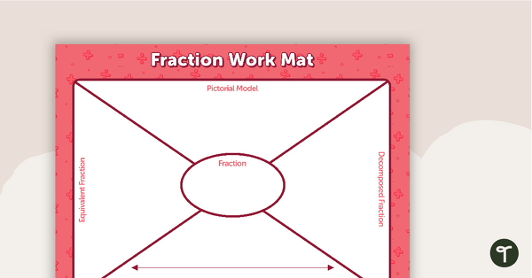 Preview image for Fraction Work Mat - teaching resource