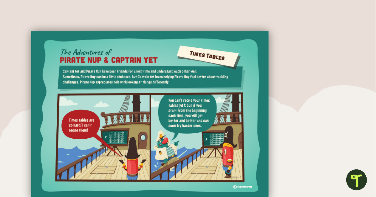 The Adventures of Pirate Nup and Captain Yet – Comic teaching resource