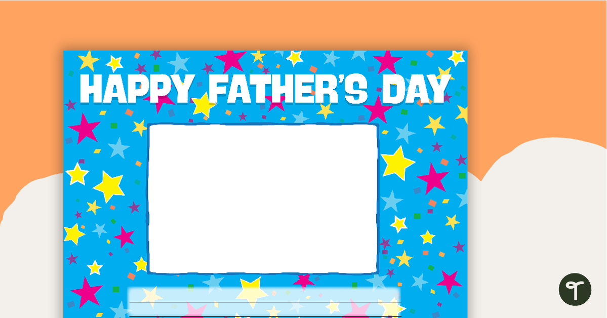 Father's Day Picture Templates teaching resource