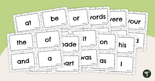 Go to Fry Sight Words Flash Cards teaching resource
