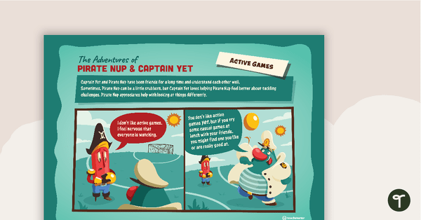 The Adventures of Pirate Nup and Captain Yet – Comic teaching resource
