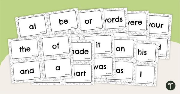 Preview image for Fry Sight Words Flash Cards - teaching resource