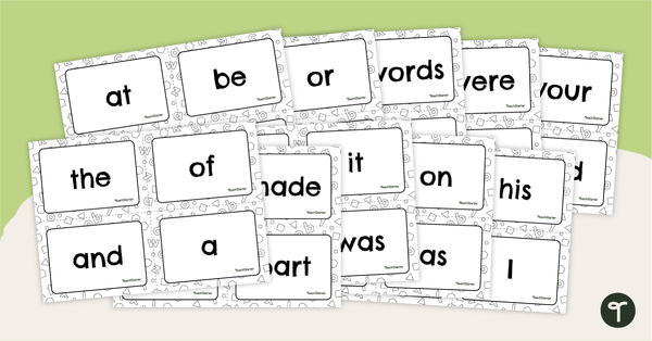 Go to Fry Sight Words Flash Cards teaching resource