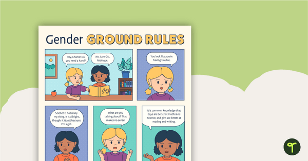 Image of International Women's Day Gender Ground Rules – Comic