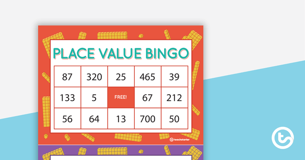 Go to Place Value Bingo Game - Numbers 0-1000 teaching resource